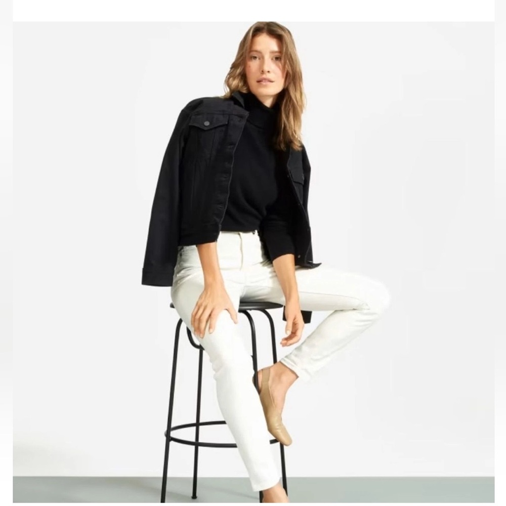 Everlane High-Rise Skinny Jeans in Bone (Regular) Size 24